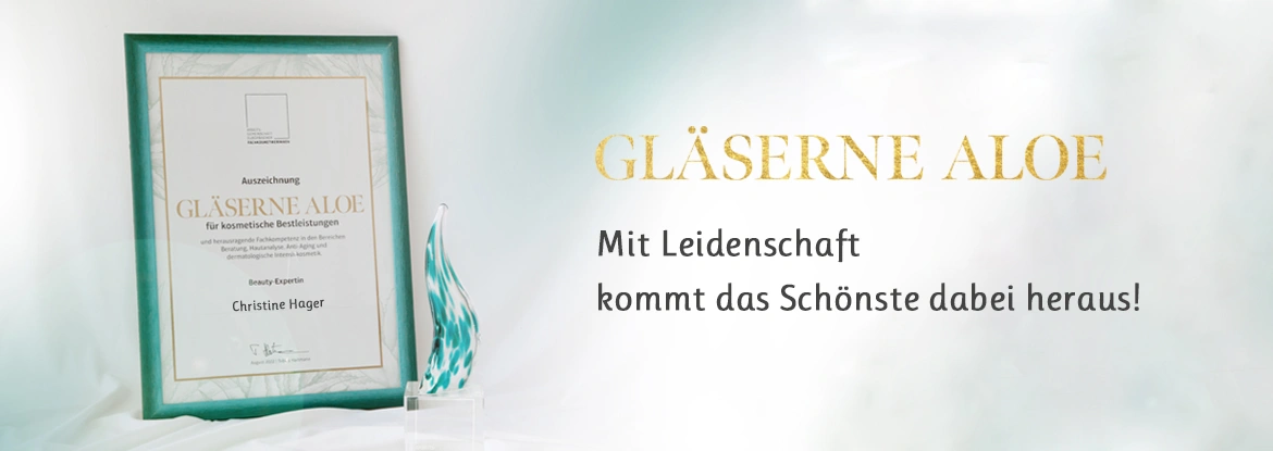 GLÄSERNE ALOE geht an Christine Hager, Linz
